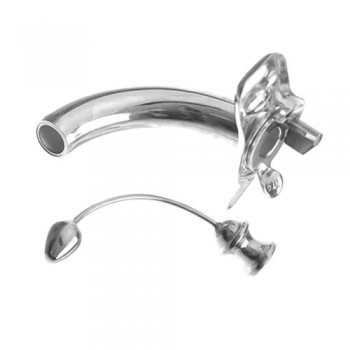 Chevalier-Jackson Tracheal Tube Fig. 2 German Silver, 55 mm Diameter 6.0 mm